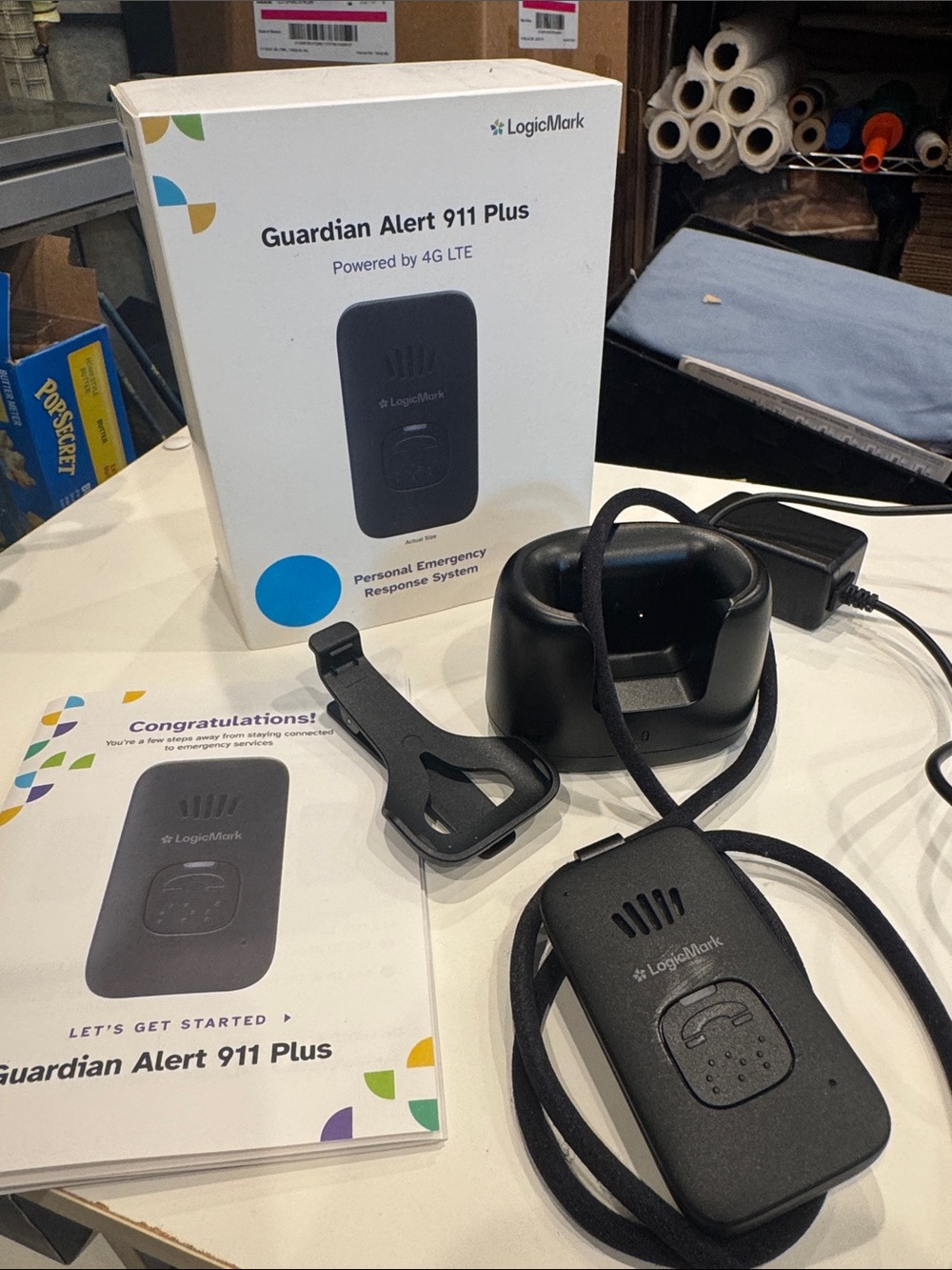 LogicMark Guardian Alert 911 Plus Personal Emergency Response